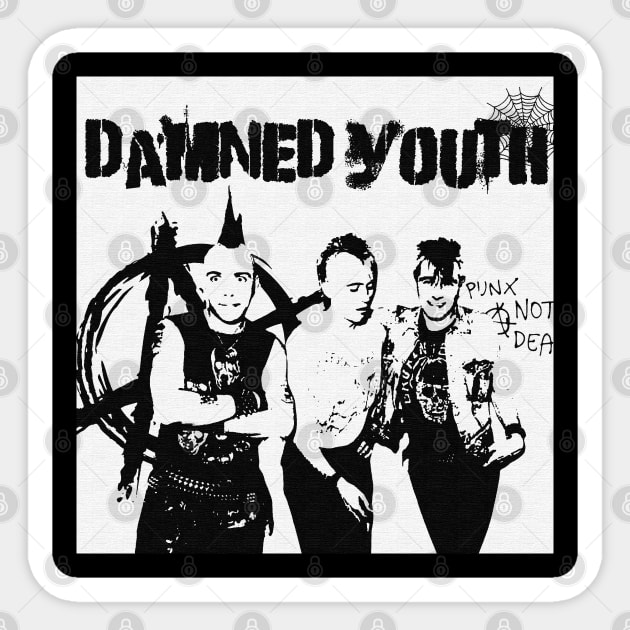 Damned Youth Sticker by 4stroboy